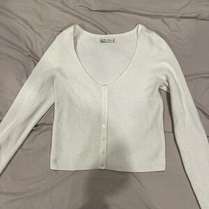 Abercrombie & Fitch White Button Down Shirt